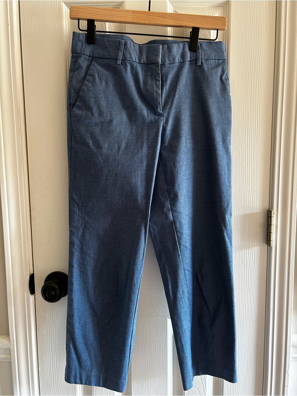 LOFT Women's Straight-Leg pants in Denim Blue